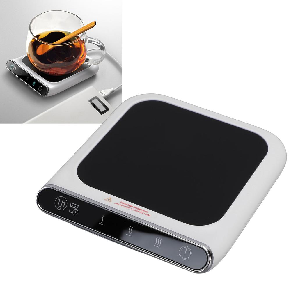 Coffee Mug Heater USB Powered 3 Temperature Settings Auto Power Off Heating Cup Coaster