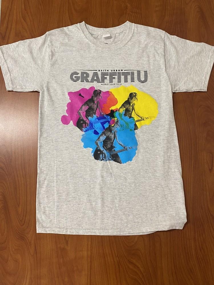 Black Keith Urban Graffiti U 1-Sided Shirt Unisex S-5XL CR900 Unisex T-Shirt S