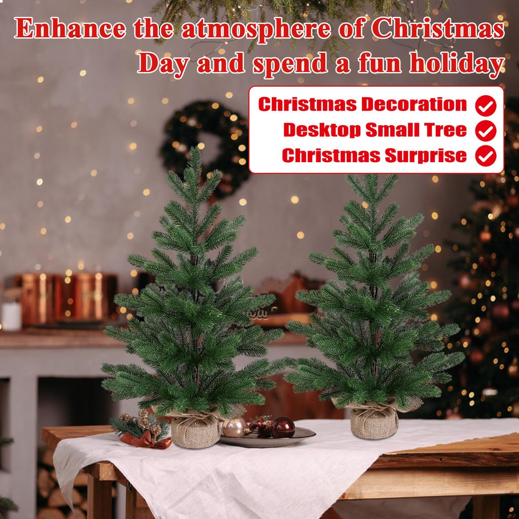 Artificial Christmas Tree Desktop Small Tree Pe Christmas Decoration Christmas Tree Ornaments Small Christmas Tree