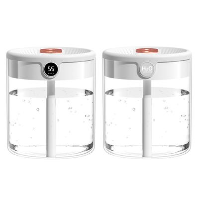2L Haushalt Stiller Luftbefeuchter USB Ätherisches Öl Luftbefeuchter Große Kapazität Stumm Wasser Nachfüllen Befeuchter für Zuhause Büro