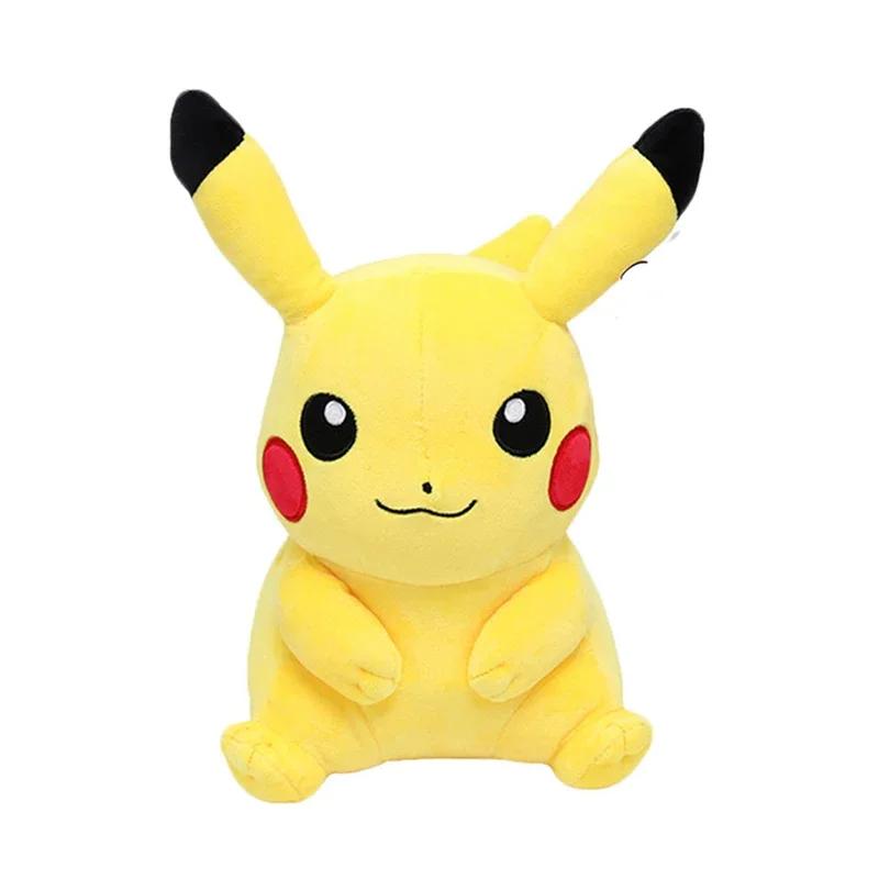Cute Pikachu Plush Toy Charmander Squirtle Bulbasaur Stuffed Doll Eevee Scorbunny Gengar Snorlax Christmas Gifts.
