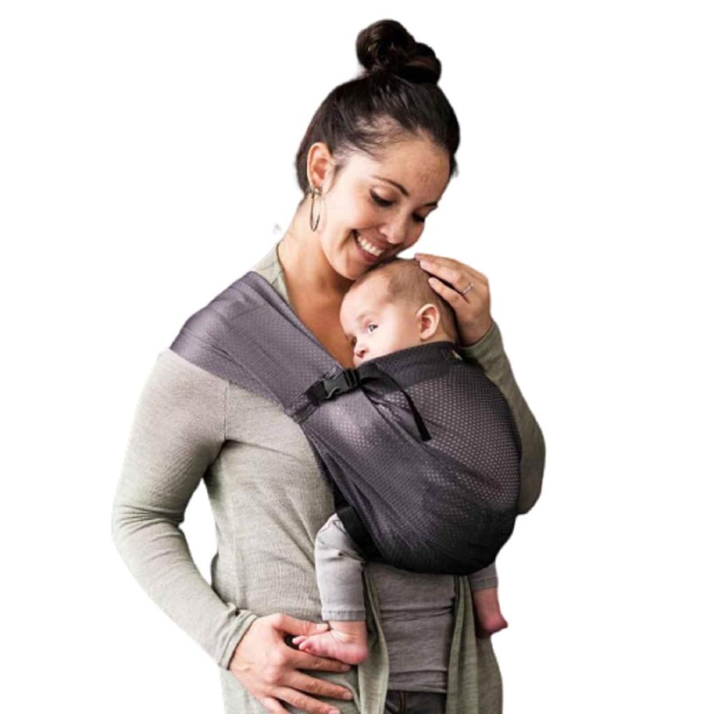 Minimonkey Mini Monkey Sling Mini Sling Mesh Newborn Vertical Baby Sling Gray 0 Months MMSM003 ~ ~