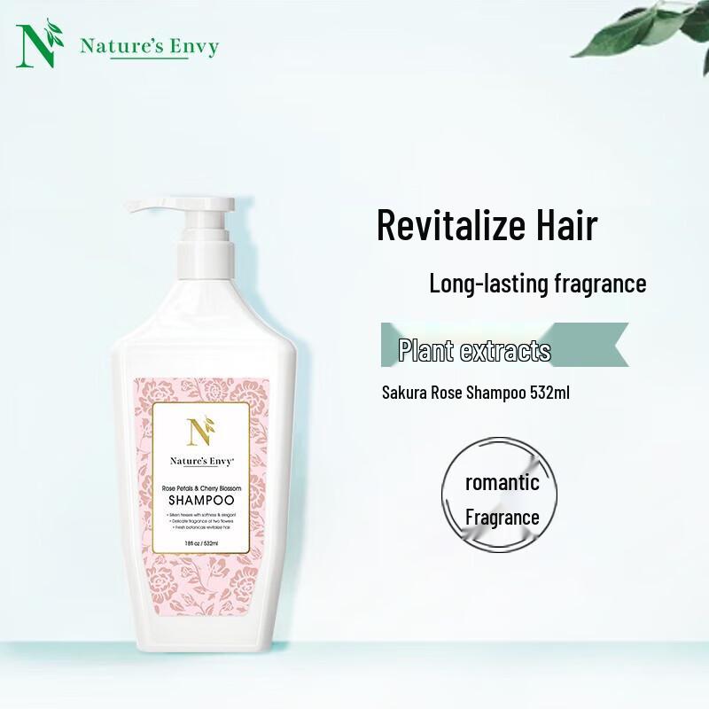 Nature's Gate Cherry Blossom Rose Essence Shampoo