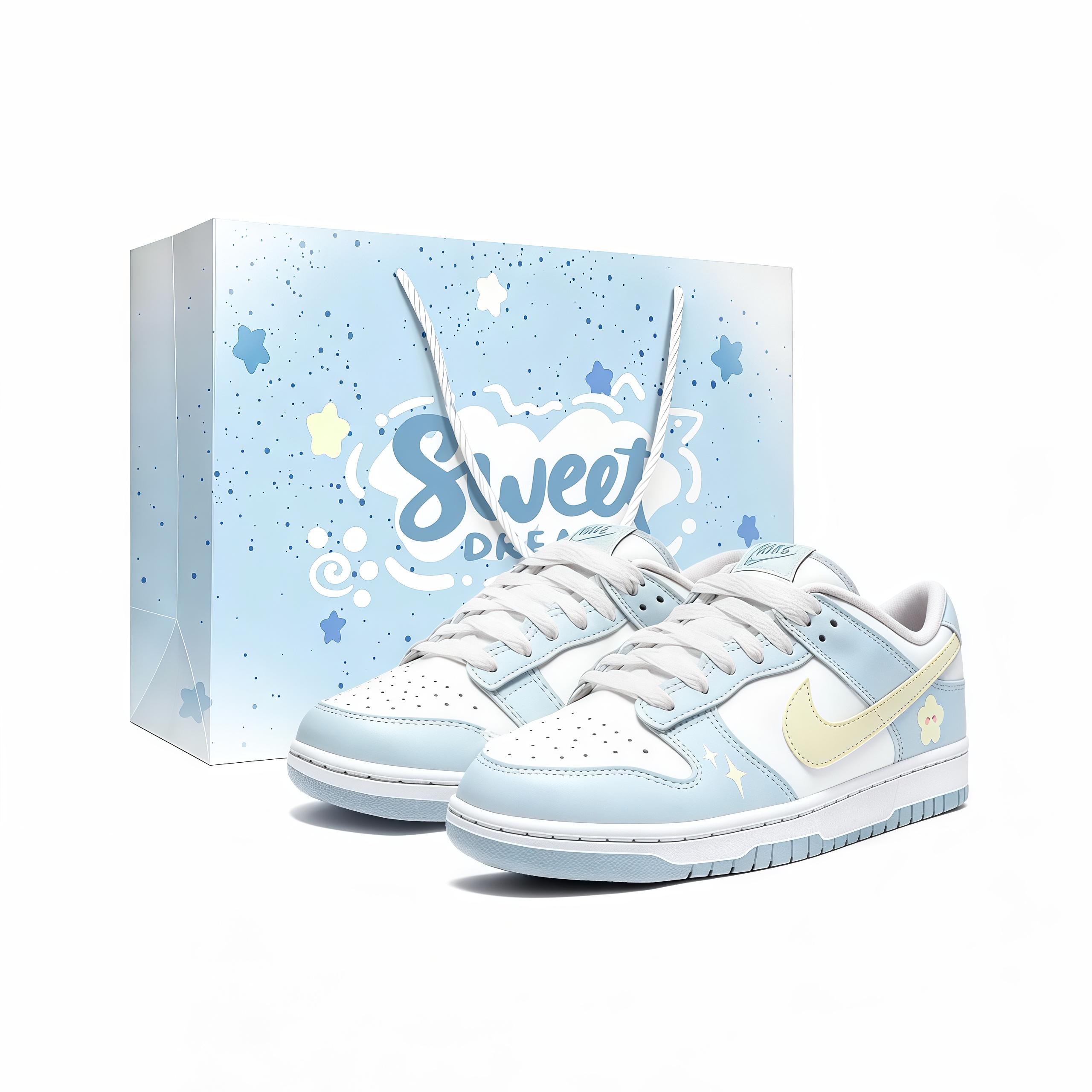 

Nike Dunk Maris Sal Stars Pu Abrasion Resistant Lightweight Low top Skateboard Shoes Unisex FB9109-105(Team-2350) 38.5