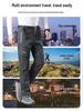 Men's Plus Velvet Winter Ski Pants - Windproof, Waterproof, Wear-Resistant, Warm for Hiking, Fishing, and Mountaineering.