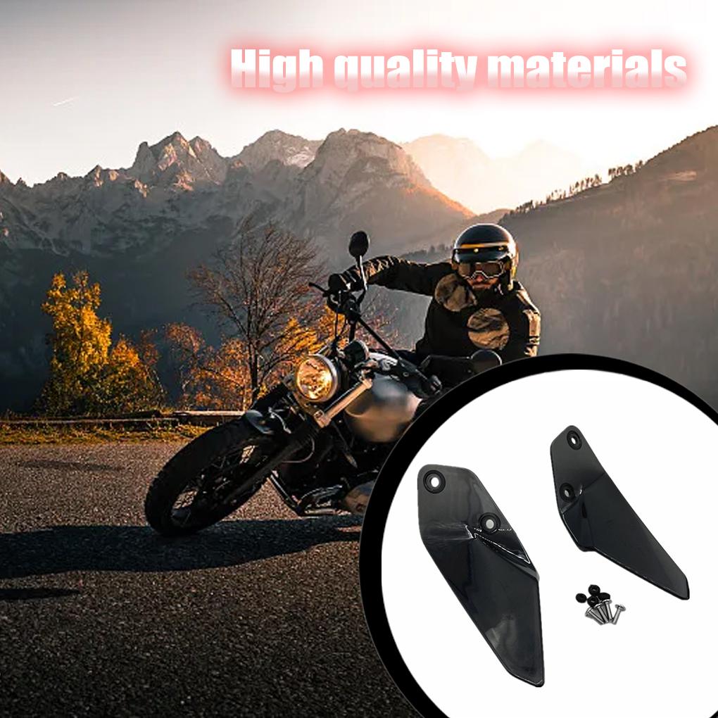 2x Gray Side Windshield Windscreen Panel Durable And Adjustable For Extra Stability Durability