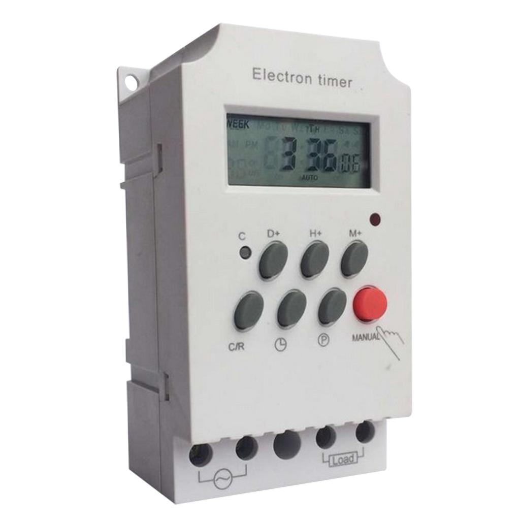 Micro Computer Switch Weekly Digital Time Relay 220V