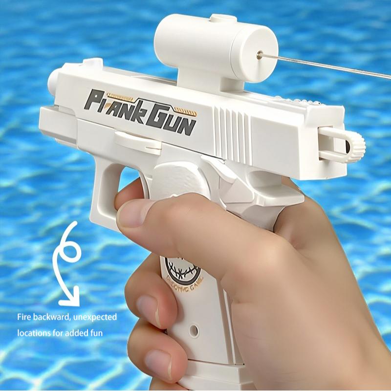 Lustige Zweiseitige Umkehr-Wasserpistole Sommer-Streichspielzeug Mini Taktischer Wassersprüher für Kinder Erwachsene Pool Strand Wasserpistolen-Spielzeug