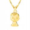 Gold Necklace With Boy Child Family Child Boy Boy 925 Silver