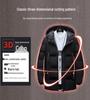 Men's Korean Style Cotton Jacket - Autumn/Winter 2024, Trendy Plus Velvet, Thickened Outerwear