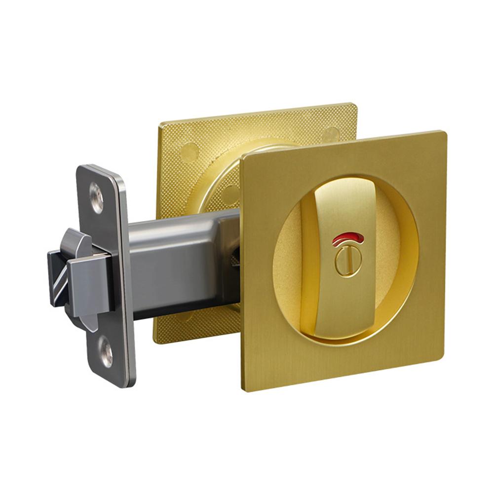 

Flush Mount Privacy Pocket Door Lock in Zinc Alloy Featuring Sheet Recessed Hardware for Enhanced Door Security China Mainland