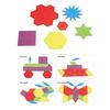 133pcs Jigsaw Puzzle for Children Kids Tangram Wooden Jigsaw Puzzle Wood Montessori Educational Toys