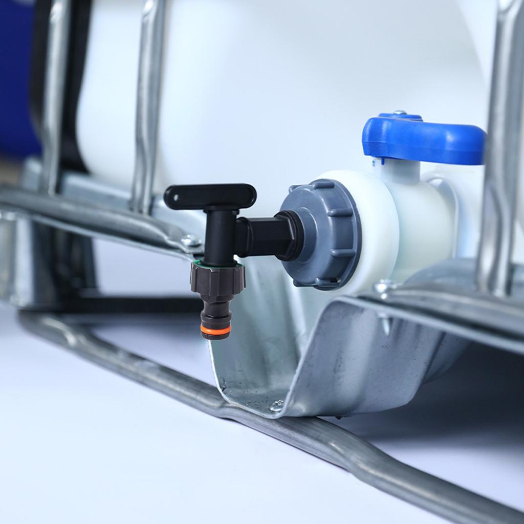 2Pcs Garden Hose Quick Connection Fittings Plastic Water Hose Connectors 1/2inch 3/4inch Sprays Nozzle Faucet Adapter