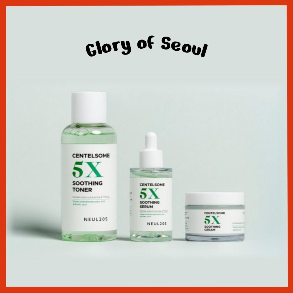 NEUL20s Centelsome 5X Soothing (Toner + Serum + Cream) SET