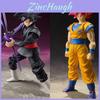 Czarna Figurka Akcji Saiya z Anime Dragon Ball Wysokiej Jakości Materiał PVC Idealny Prezent Świąteczny