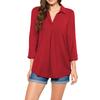 Women's Casual Fashion Sexy Comfortable V-Neck Seven Sleeve Top