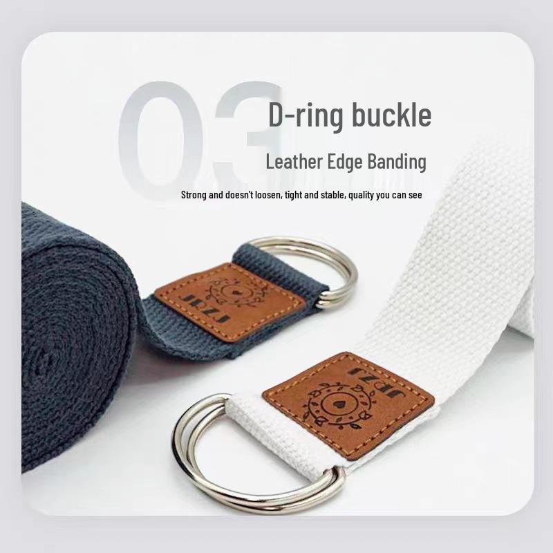 Iyengar Yoga Non-Elastic Stretch Strap for Auxiliary Extension