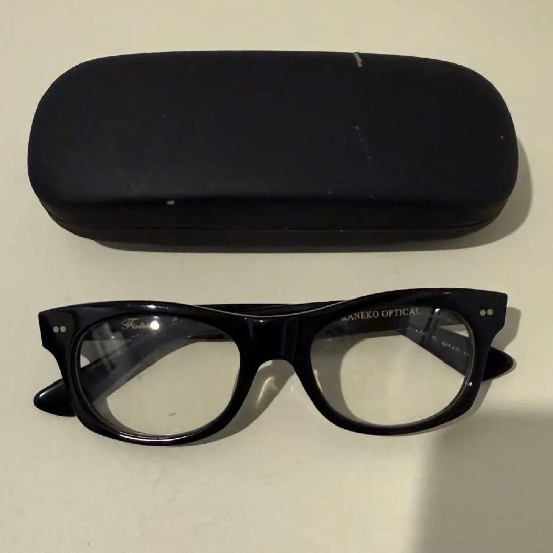 Used KANEKO OPTICAL Kaneko Glasses Cell Frame Futura Laboratory