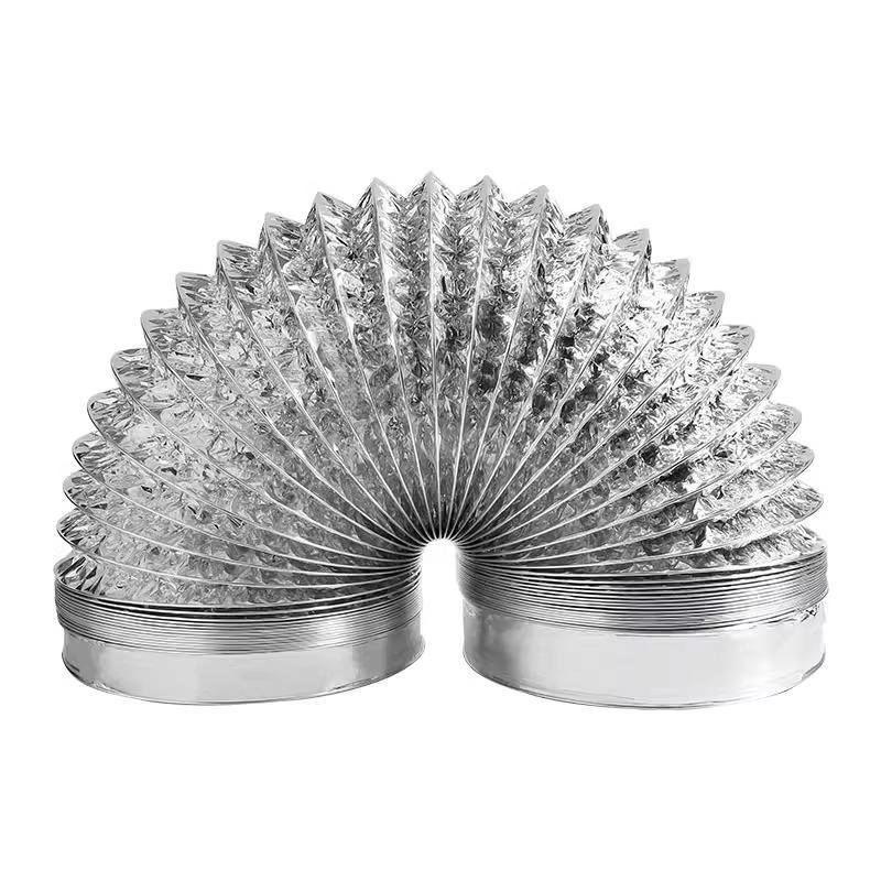 Conduit de ventilation universel en aluminium pour hottes de cuisine et de salle de bain