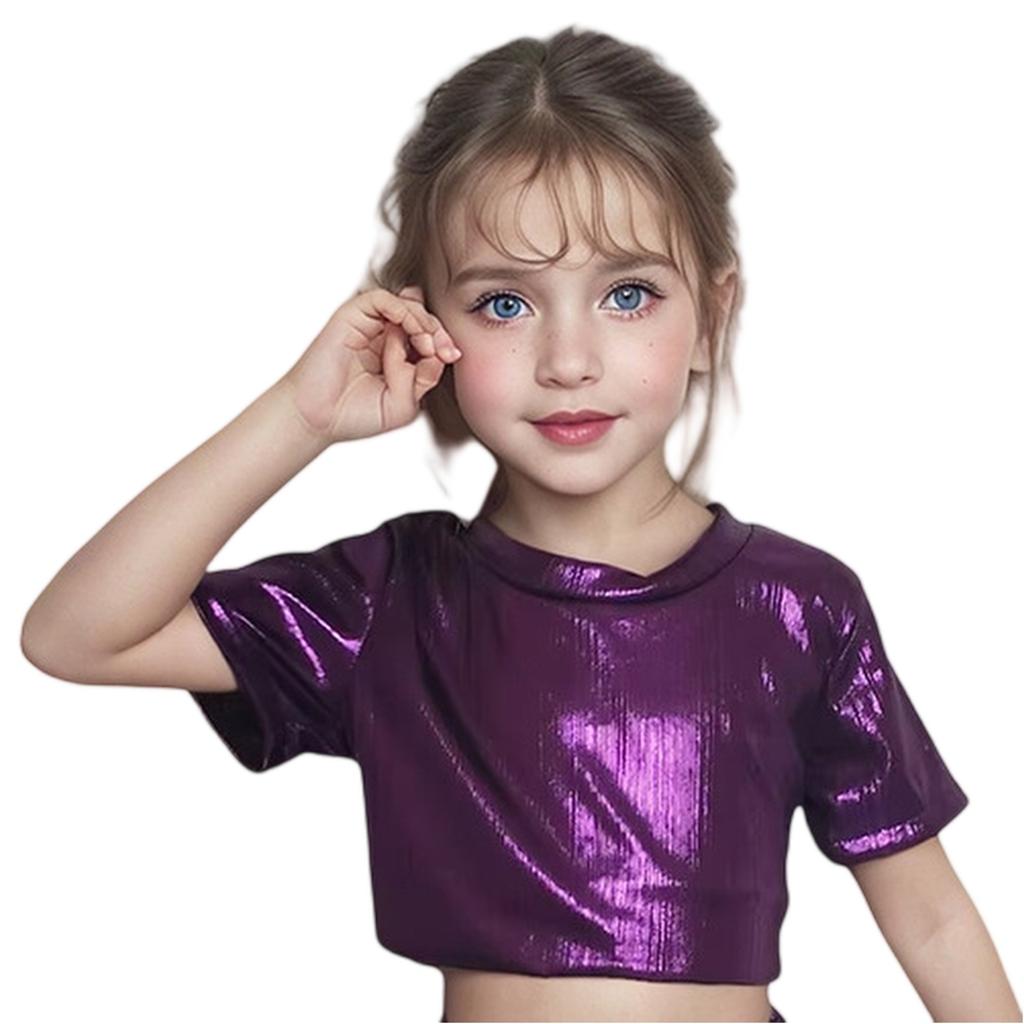 Hip Hop Tanz T-Shirt für Kinder - Lockeres Oberteil mit kurzen Ärmeln