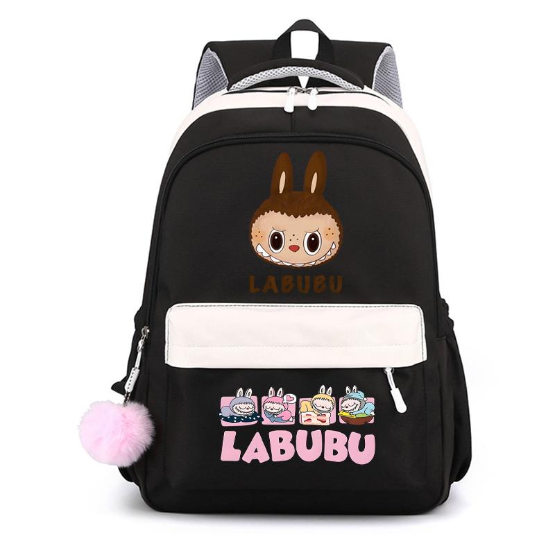 Cute Cartoon Printed Backpack Student Kid Schoolbag Women Large Capacity Waterproof Bookbag Kid Birthday Gift Travel Bag