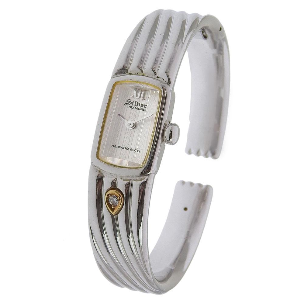Bangle watch Watches 278071.64 SilverDial Silver925/diamond Quartz Analog display Women Used