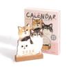 Cat Dog Series Desktop Calendar Cute Agenda Organizer 2026 Schedule Planner  Home Office Desk