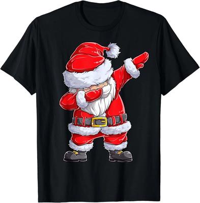 Christmas Boys Dabbing Santa Claus Girls Funny Xmas Dab Cute Gift Unisex T-Shirt