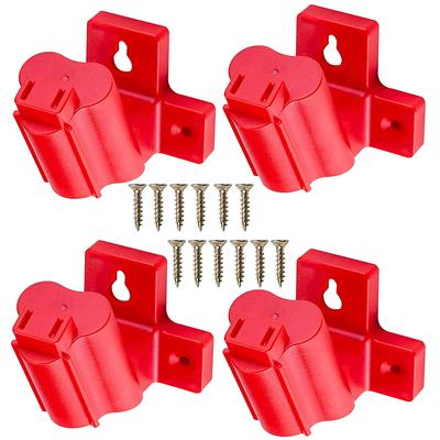 4 ks Držák na zeď pro stroj Milwaukee M12 12V Baterie Elektrické nářadí Držák Držák Upevňovací zařízení Vhodné pro úložný stojan Power Tools