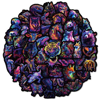 50 Bunte Tier Orang-Utan Aufkleber Koffer Skateboard Helm Aufkleber Coole Bunte Aufkleber