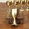 1pcs Vintage Brass Wine Glass Drinking Liquor Tumbler Cup Mug For Home Party Bar Wedding Scene 50ml100ml Goblet Household Items