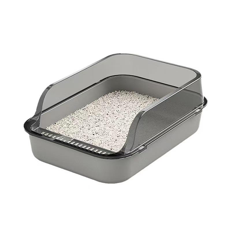 Large Anti-Splash Open Cat Litter Box