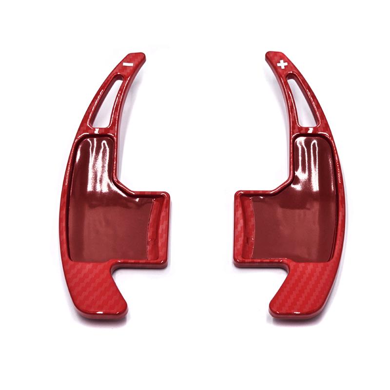 2 Pcs Car Steering Wheel Paddle Shifter Cover For Ford Mustang 2015 2016 2017 2018 2019 2020 2021 2022 2023 ABS Trim Accessories