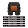 Outdoor Ski Schutzausrüstungs-Set - Anti-Sturz Atmungsaktive Hüftschutzhose & Knieschoner Sicherheitsausrüstung für Snowboarding Eislaufen