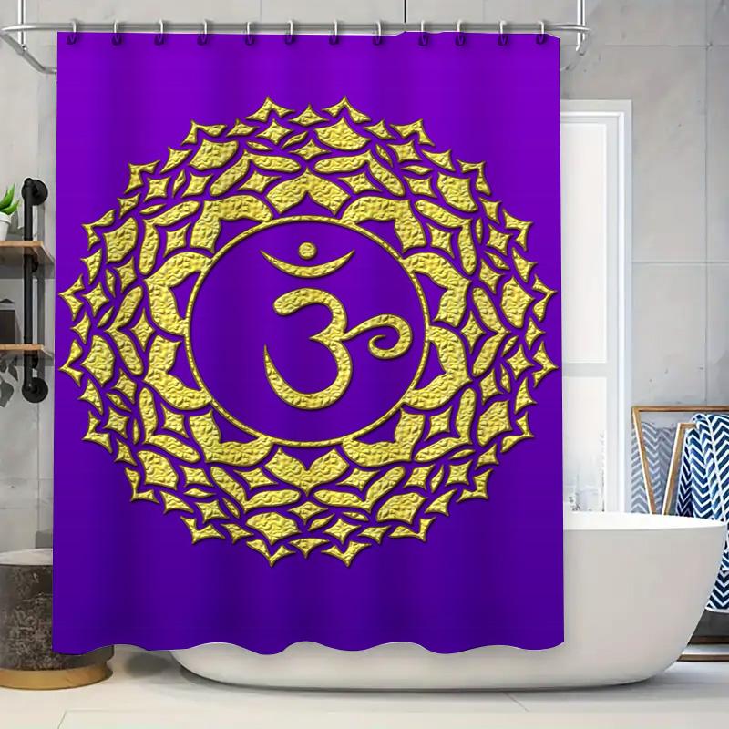 

Creative Shower Curtain Decor White Celtic Knots Pattern Waterproof Fabric Bath Room Decoration Blue Red Black Gray Bathroom Sho W60H190(CM)-1 Pcs