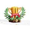 1pcs Father's Day Trophy Pop Up Card, The Best 3D Dad Trophy Card, Father's Day Card, Is The Perfect Handmade Gift for Dad