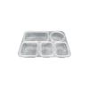 Large 5-Compartment Disposable Meal Prep Containers