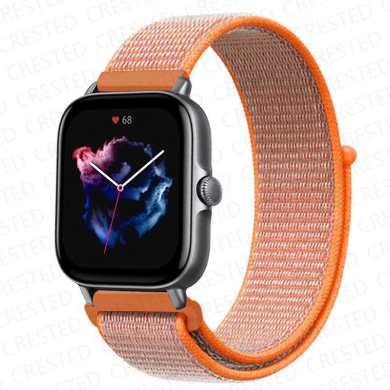 20mm 22mm Watch Band For Amazfit GTS/2/2e/4/3/mini GTR 4/2/3/Pro 47mm stratos 3 Nylon Bracelet pulseira correa Amazfit bip strap