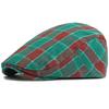 Ht4973 Berets New Spring Autumn Hats For Men Women Artist Painter Plaid Beret Hat Male Female Ivy Flat Cap Octagonal Beret Caps