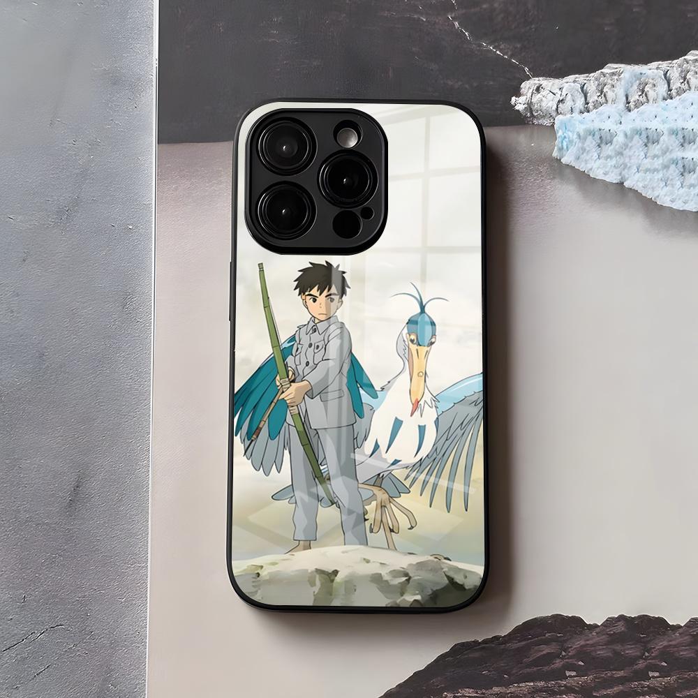 B-Boy And H-HeronS Phone Case For IPhone 17 Air 16 E Pro Max 15 14 13 Mini 12 Pro 11 Max Plus Black Glass Cover