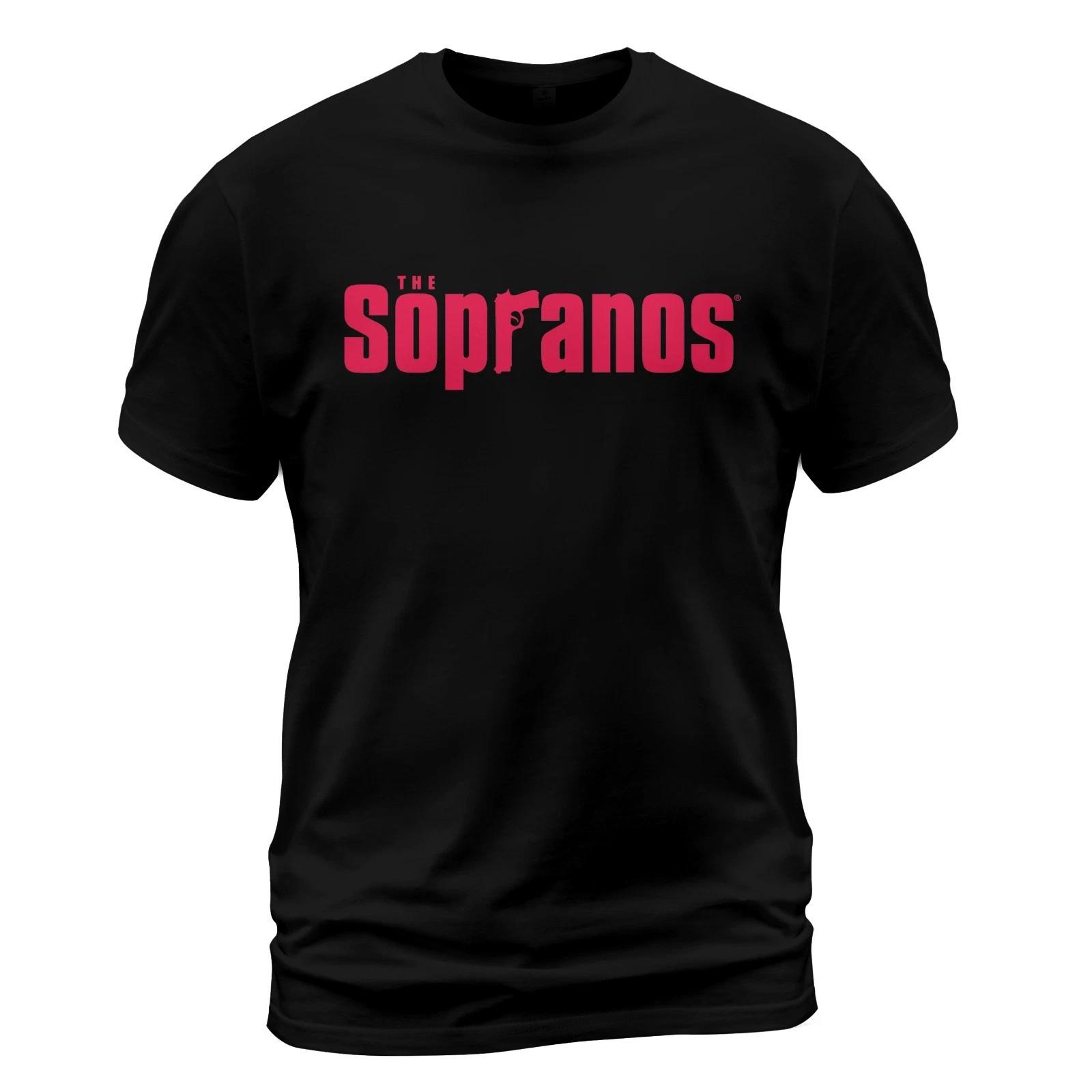 Sopranos Crime Drama TV Show Logo T-Shirt Funny Size S-5XL Made in USA 4XL