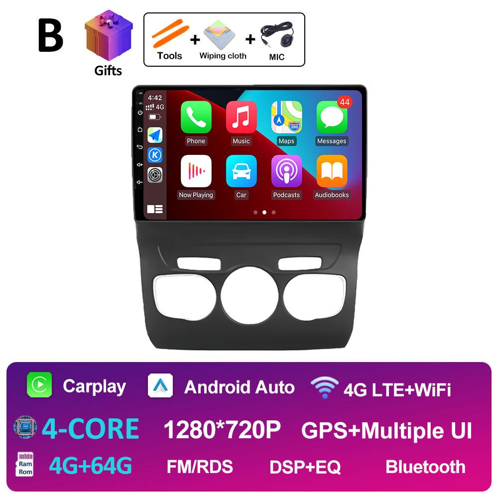 For Citroen C4 C4L DS4 2012 2013 2014 2015 2016 2017 Navigation GPS DSP Stereo Autoradio Car Radio Player QLED IPS Screen WIFI