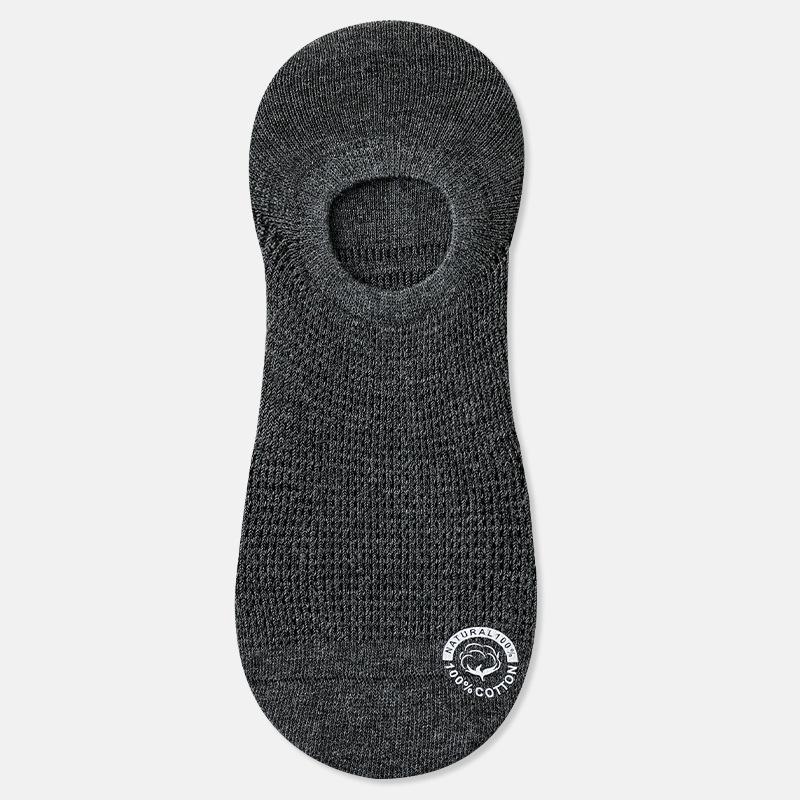 

Cotton Socks, Boneless Spring and Summer Mesh Boat Socks, Sweat-absorbing and Breathable, Men s Summer Thin Invisible Socks 1 pair темно-сірий