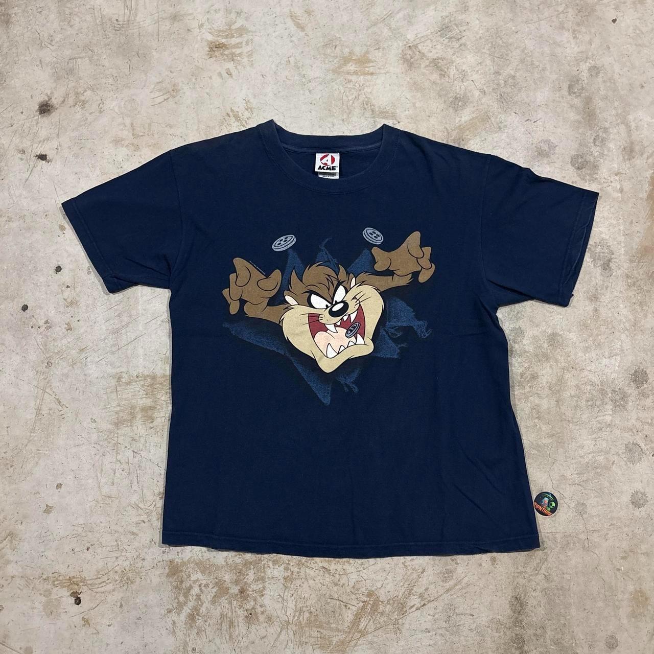 Rare vintage 1995 Looney Tunes Taz tee Looney Blues ACME Size L Unisex T-Shirt M