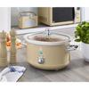 Retro mijoteuse 3,5l poêle amovible en céramique antiadhésive, vintage swan sf17021cneu 200w crème