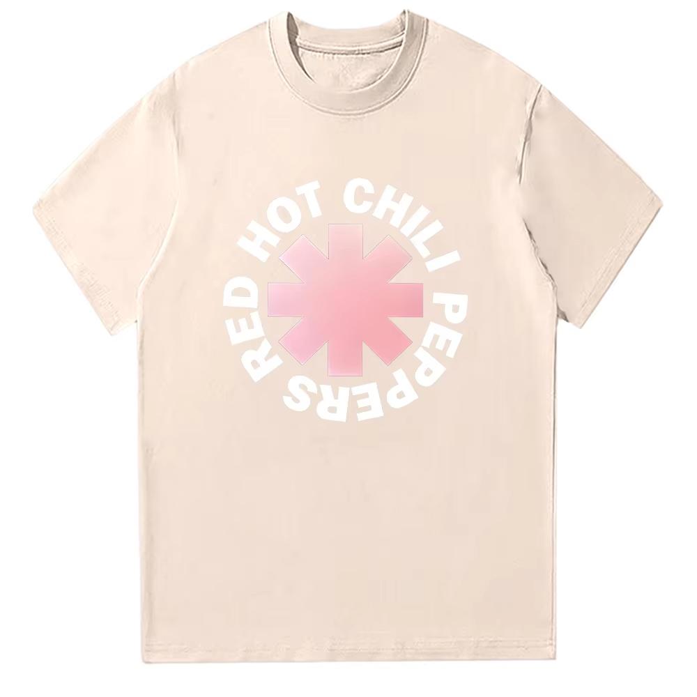 Red Hot Chili Peppers New Logo Graphic T Shirts Men Cartoon Cool Clothing Men Women Harajuku ShortSleeve Loose Breathable Tees