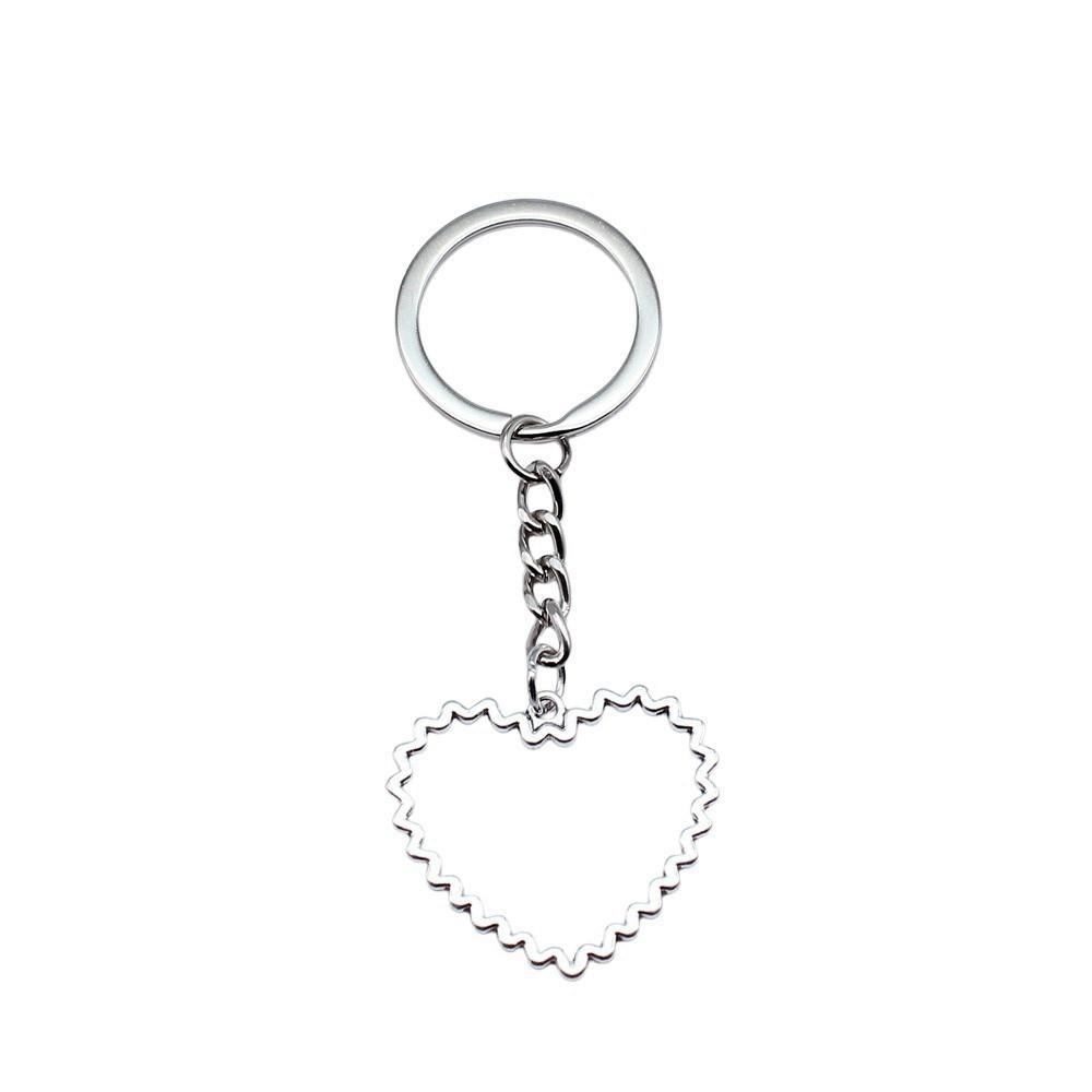 Souvenir Gift Couple Keychain Kiss Charm Lover Key Ring 28mm Ring