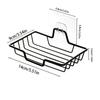 Non Perforated Kitchen Triangle Storage Rack, Bathroom Corner Storage Rack, Bedroom Wall Mounted Storage Rack