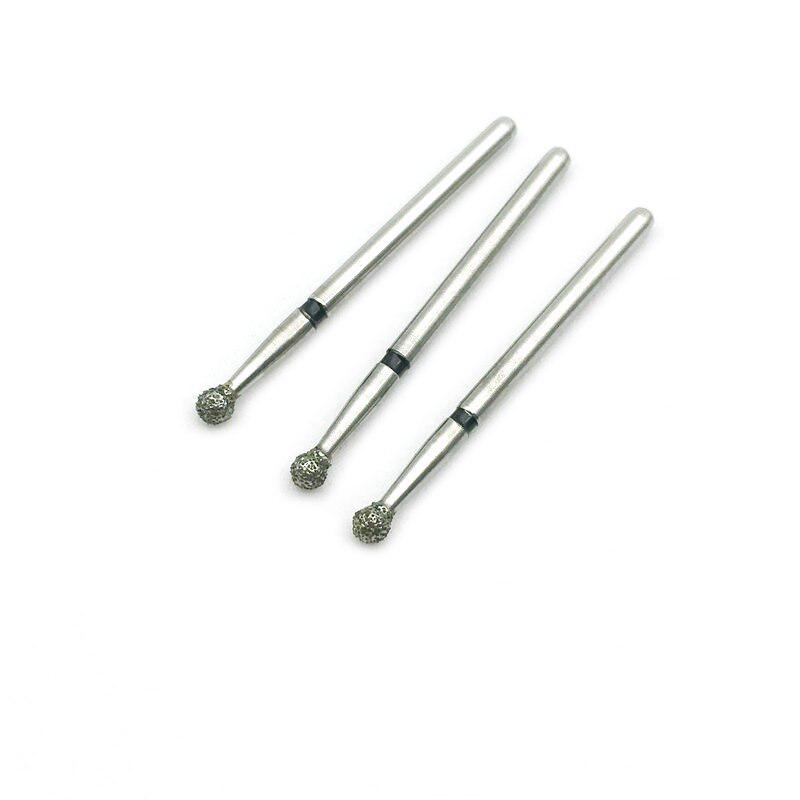 10 sztuk Dental Diamond FG szybkie wiertła do polerowania kulki wygładzające okrągłe wiertła dentystyczne BR-X28S