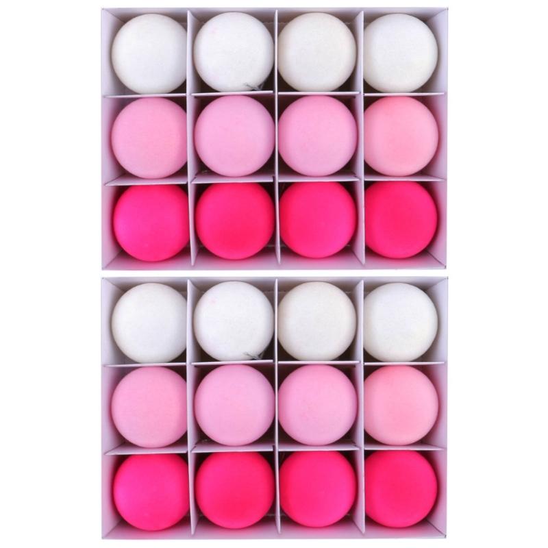 

24Pcs Velvets Christmas Ornaments Colorful Flocking Baubles Christmas Tree Decoration Holiday Hanging Accessories